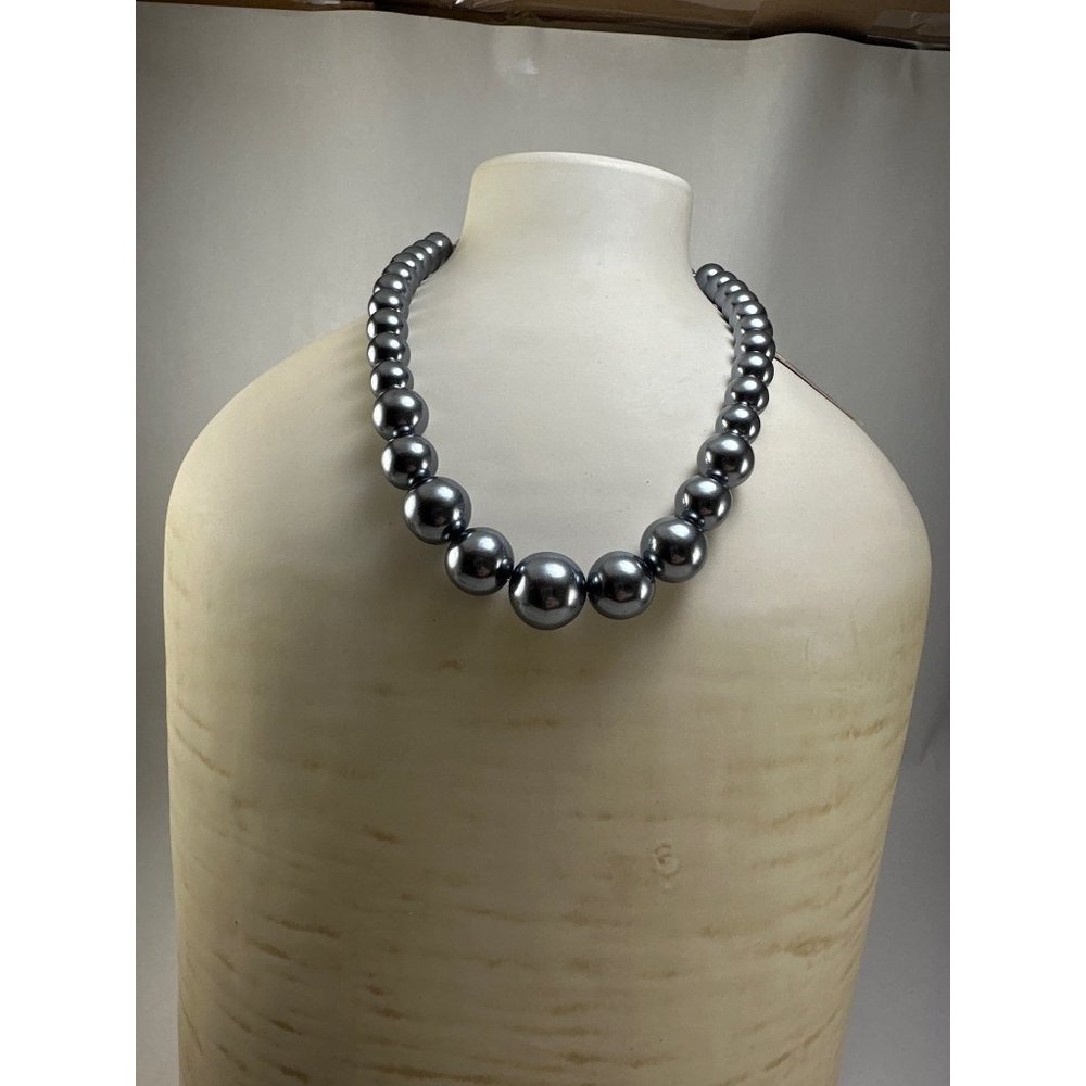 Vintage Dark Silver Beads